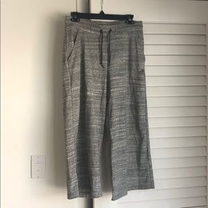 Adidas cropped flare sweats